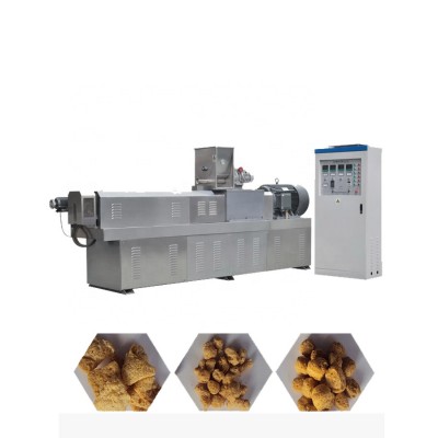 Textured Soya Protein Equipment /soy meat hot dog making machine